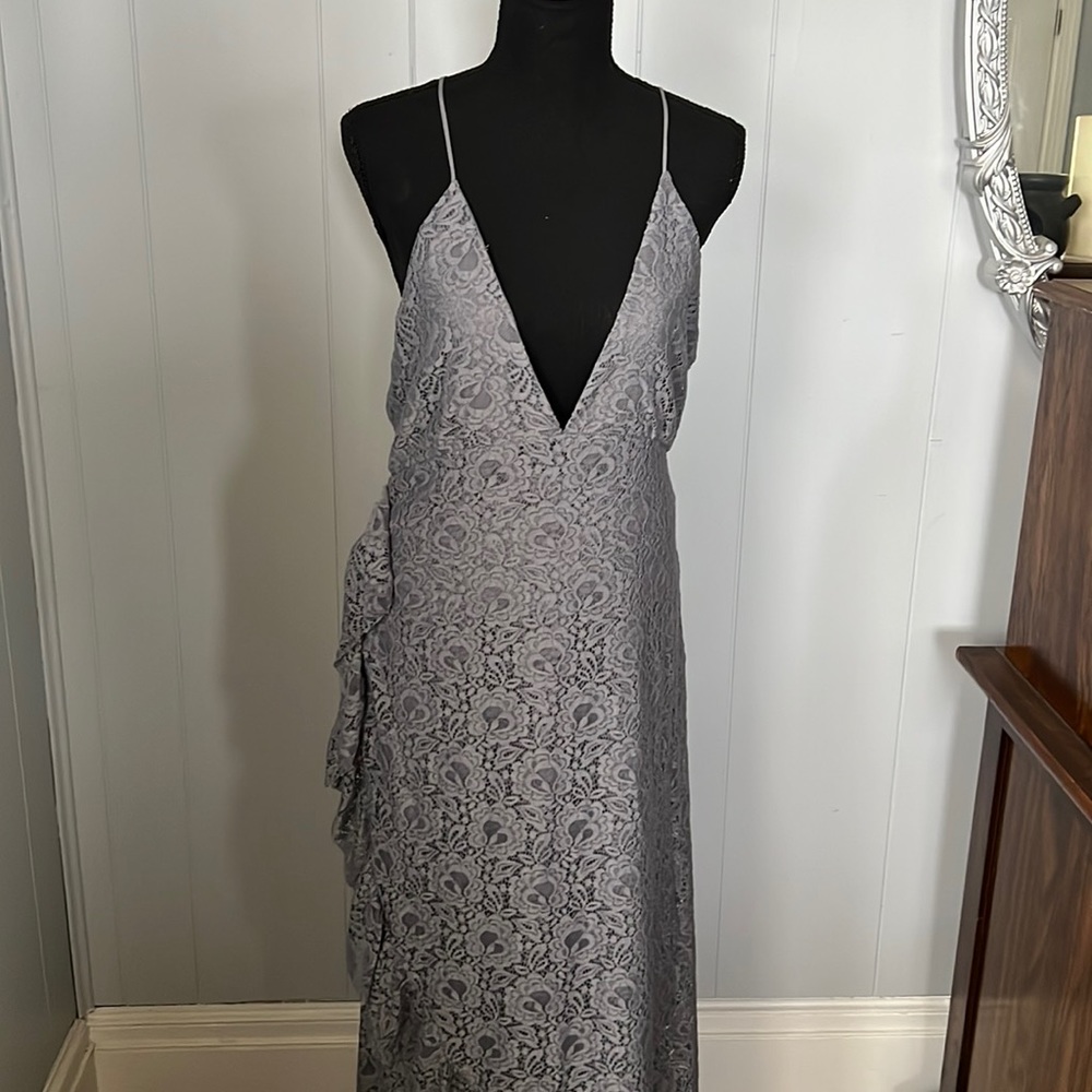 Spaghetti strap lace dress